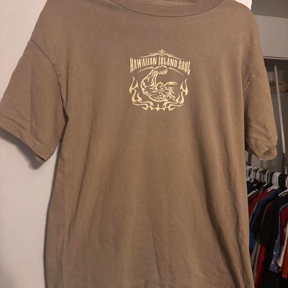 Other - Early 2000's Hawaiian Island Soul brown t-shirt with Size M